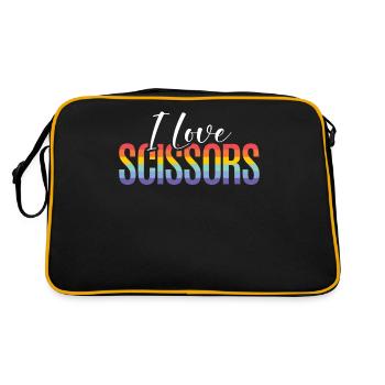 Lesbian Gifts - Retro Tasche - Schwarz/Gold - Hinten