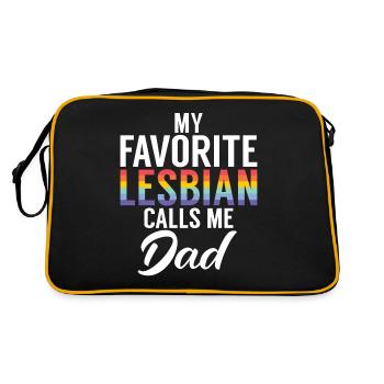 Cadeaux Lesbiens - Sac Retro - noir/or - Dos