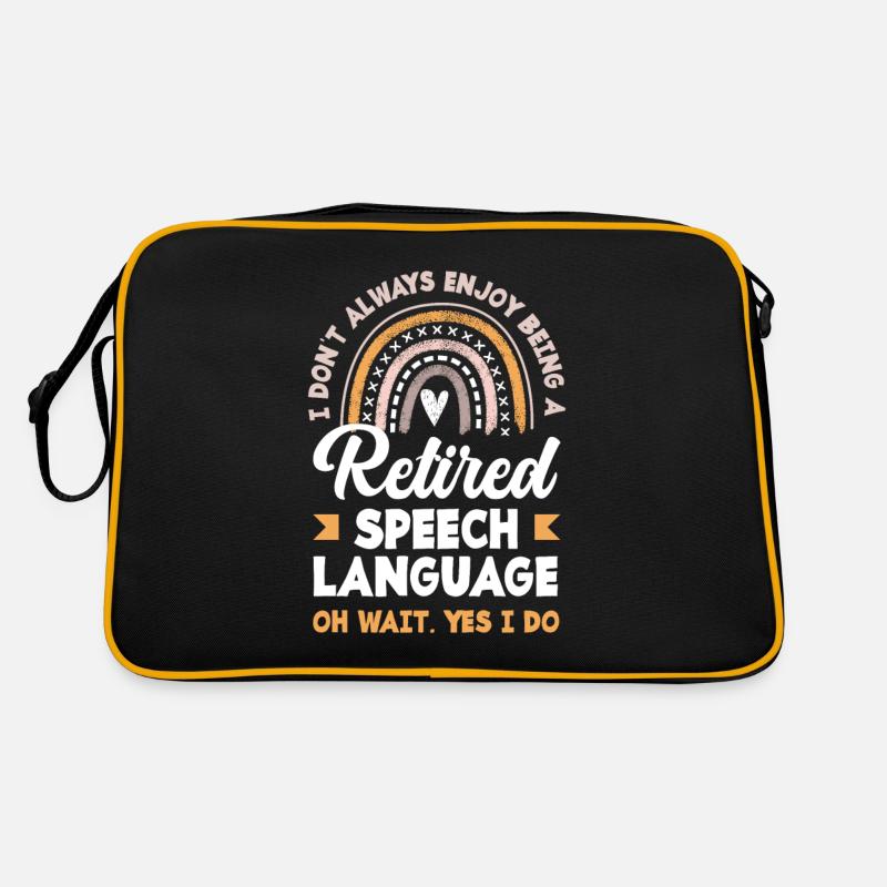 Speech therapist, speech therapist, speech therapist Retro Bag