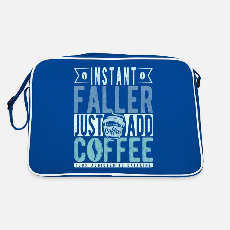 Instant Faller Einfach Kaffee hinzufügen Retro Tasche