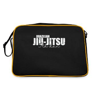 Jiu-Jitsu Brésilien 5ème Dan Arts Martiaux - Sac Retro - noir/or - Dos