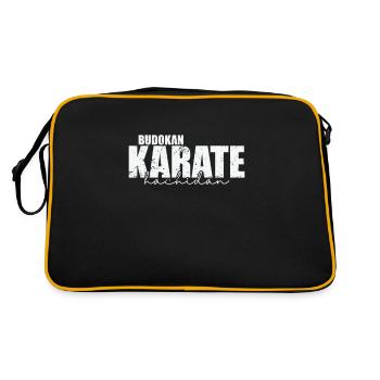 Bugokan Karaté Hachidan Arts martiaux malaisiens - Sac Retro - noir/or - Dos