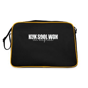 Kuk Sool a remporté le 1er degré des arts martiaux coréens - Sac Retro - noir/or - Dos