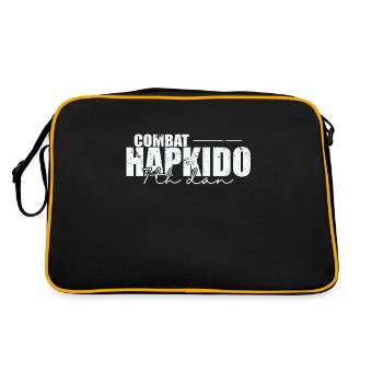 Combat Hapkido 7ème Dan Arts Martiaux Américains - Sac Retro - noir/or - Dos
