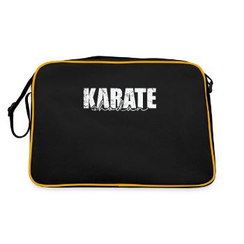 Jujitsu Shichidan Arts martiaux japonais - Sac Retro - noir/or - Dos