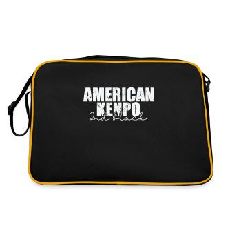 Kenpo Américain 2ème Arts Martiaux Noirs - Sac Retro - noir/or - Dos