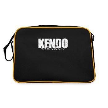Kendo Rokudan Combat à l’épée japonaise - Sac Retro - noir/or - Dos