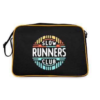 Slow Runners Club 7 - Retro Bag - black/gold - Back