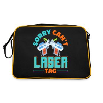 Laser tag d’intérieur tenue de fête laser tag - Sac Retro - noir/or - Dos