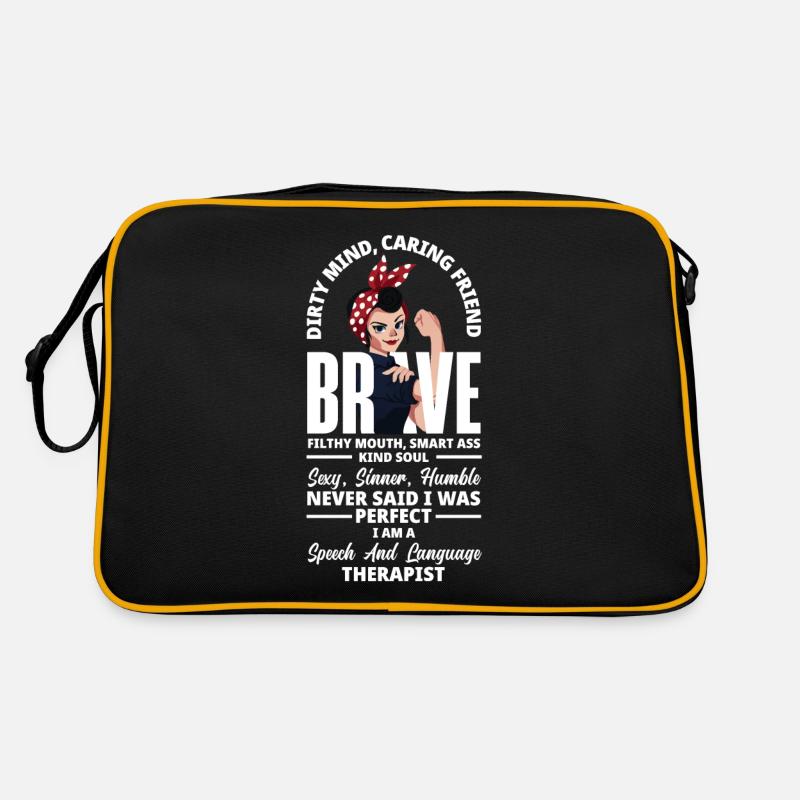 Speech therapist, speech therapist, speech therapist Retro Bag