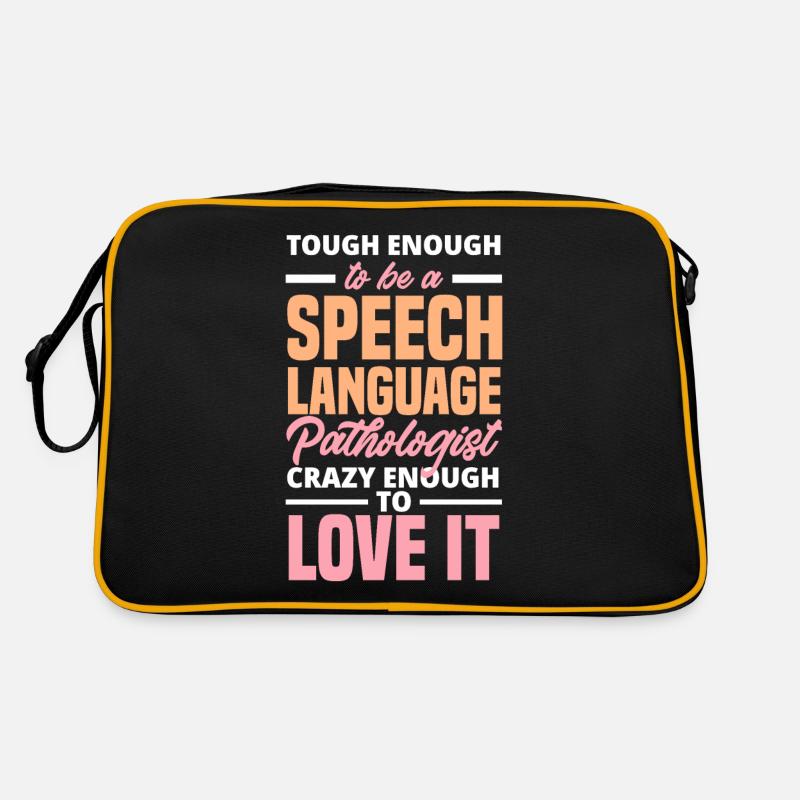 Speech therapist, speech therapist, speech therapist Retro Bag