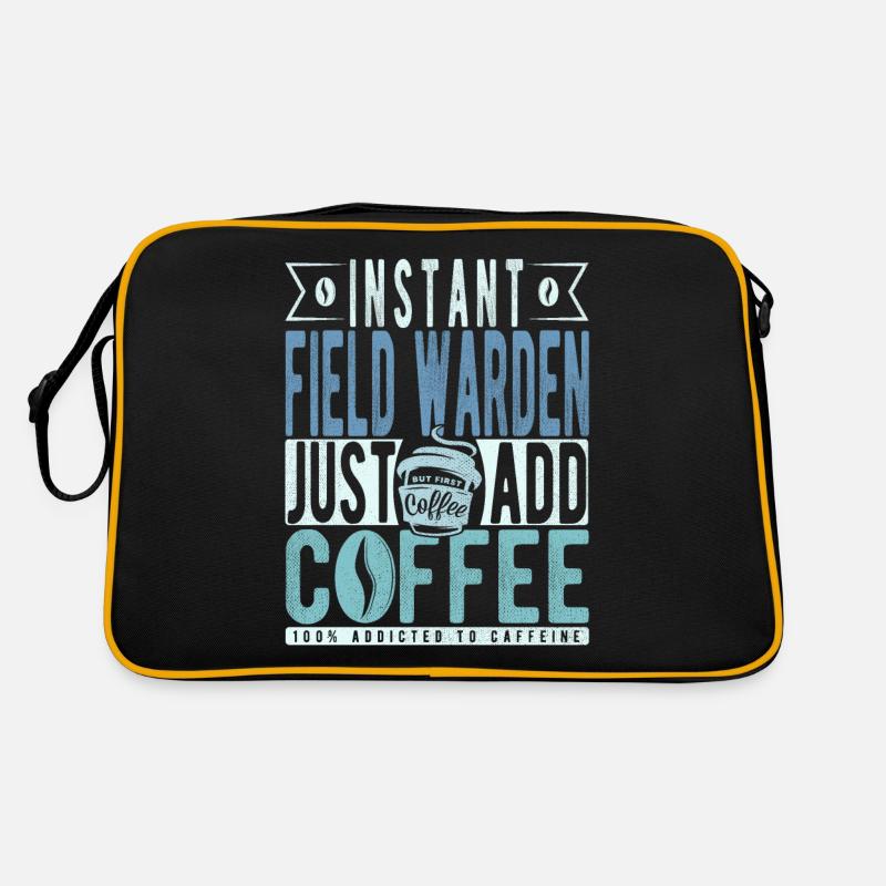 Gardien de terrain instantané Il suffit d’ajouter du café Sac Retro