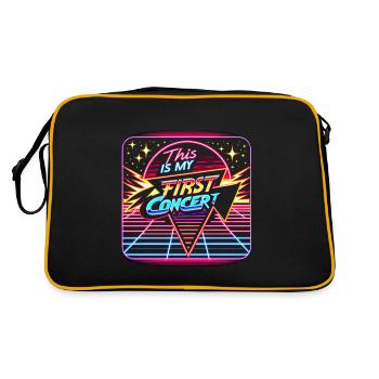 this is my first concert 71 - Retro Bag - black/gold - Back