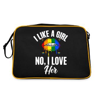 Cadeaux Lesbiens - Sac Retro - noir/or - Dos