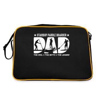 StandUp Paddle Boarder Papa L’Idole Sports Nautiques - Sac Retro - noir/or - Dos