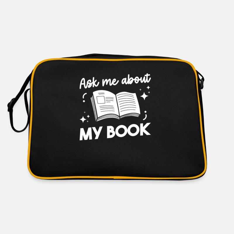 Demandez-moi à propos de mon livre pour tout le monde Sac Retro