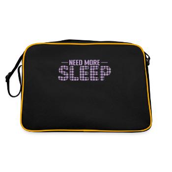 Besoin de plus de sommeil Dream Tired - Sac Retro - noir/or - Dos
