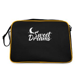 Sweet Dreams Sleeping - Retro Bag - black/gold - Back