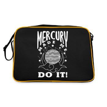 Retrograde planets Mercury retrograde - Retro Bag - black/gold - Back