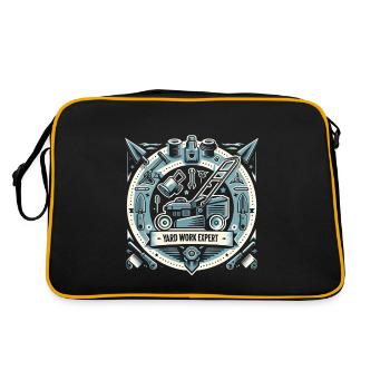 Yard Work Expert 19 - Retro Bag - black/gold - Back