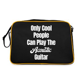 Seules les personnes cool peuvent faire le - Sac Retro - noir/or - Dos