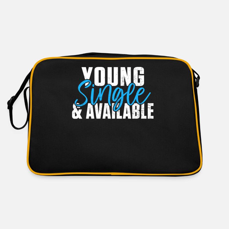 Single Gift - Retro Tasche - Schwarz/Gold