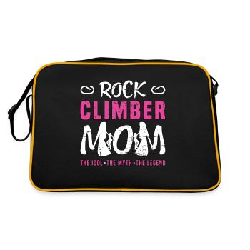 Rock Climber Mom The Idol The Myth Mountaineering - Retro Bag - black/gold - Back