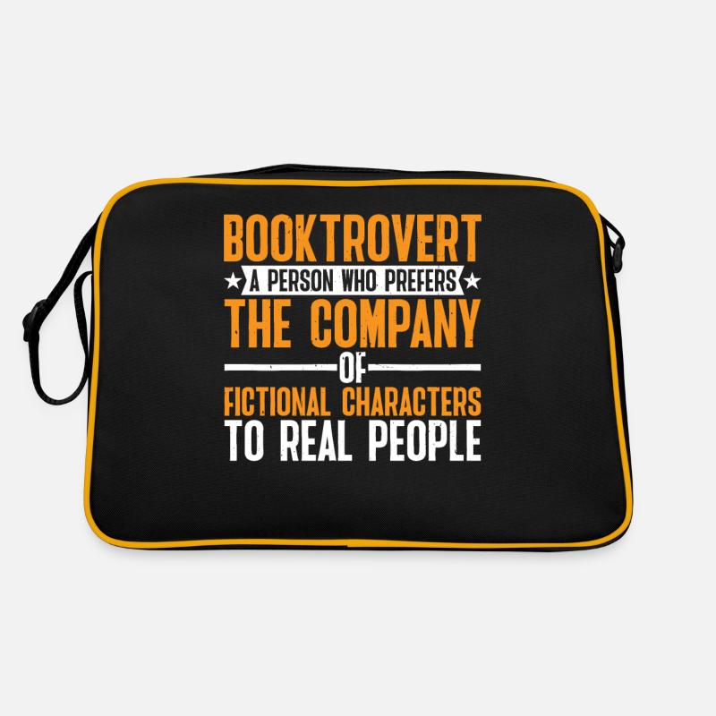 Booktrovert Definition Description 8 Retro Tasche
