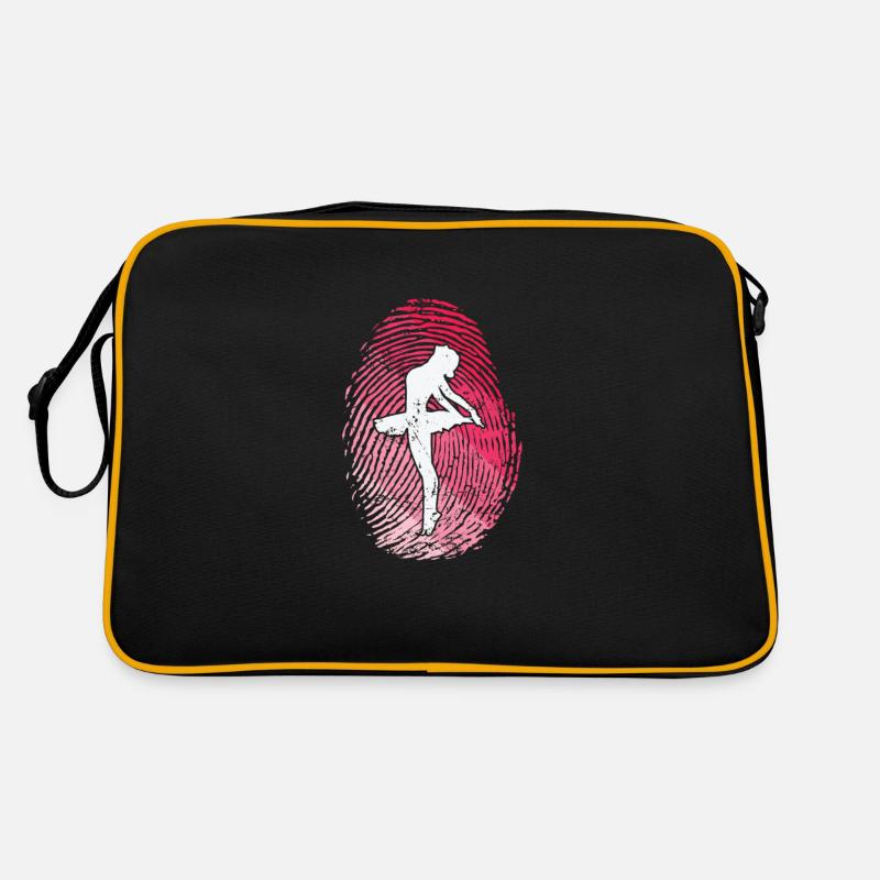 Fingerprint Ballet Dancing Retro Bag