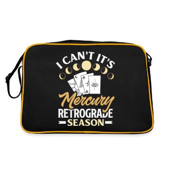Retrograde planets Mercury Retrograde - Retro Bag - black/gold - Back