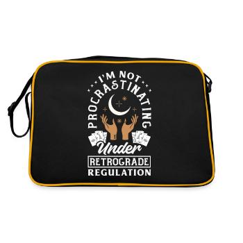 Retrograde planets Mercury Retrograde - Retro Bag - black/gold - Back