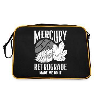 Retrograde planets Mercury Retrograde - Retro Bag - black/gold - Back