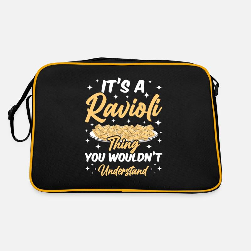 Funny Italian Ravioli Pasta Retro Bag