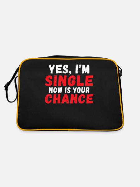 Single Gift - Retro Bag - black/gold - Back