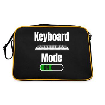 Keyboard-modus On Player Walzer Keyboarder - Retro Tasche - Schwarz/Gold - Hinten