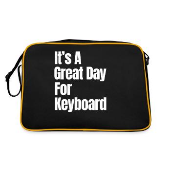 Un grand jour pour le clavier-valse-clavier - Sac Retro - noir/or - Dos