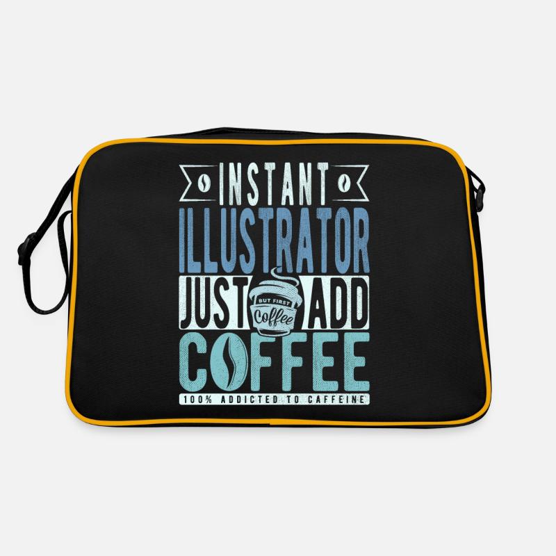 Instant Illustrator Il suffit d’ajouter du café Sac Retro
