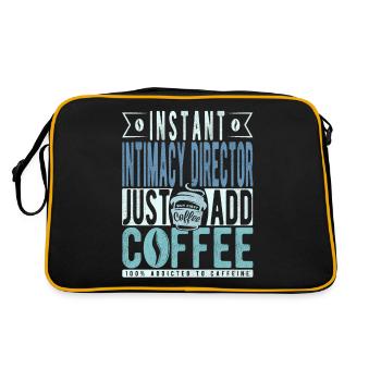 Instant Intimacy Director Just Add Coffee - Retro Bag - black/gold - Back