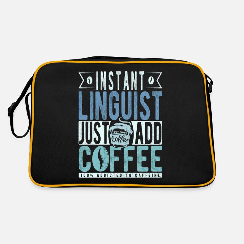 Instant Linguist Il suffit d’ajouter du café Sac Retro