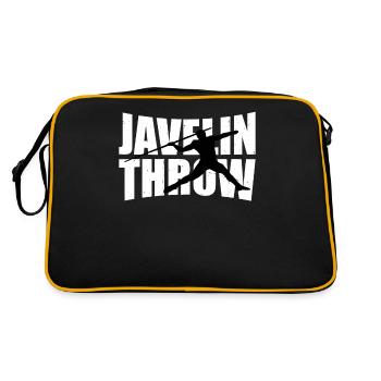 Javelin Throw 7 - Retro Tasche - Schwarz/Gold - Hinten