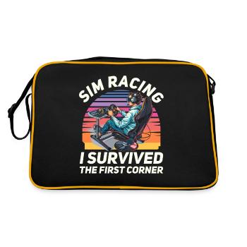 Simulateur Cockpit Esports Sim Racing - Sac Retro - noir/or - Dos