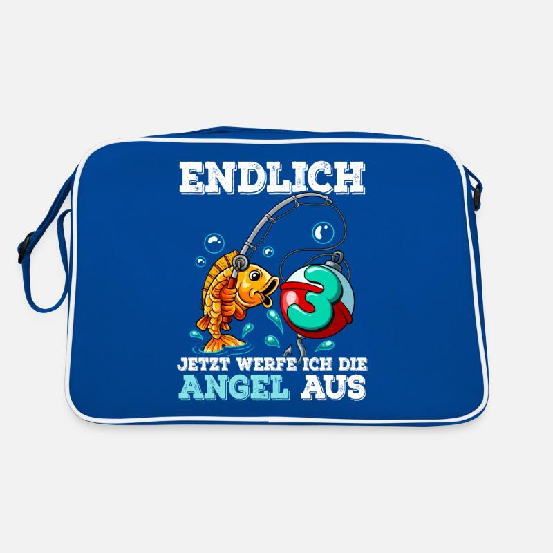 3 Pêche à la ligne d’anniversaire Sac Retro
