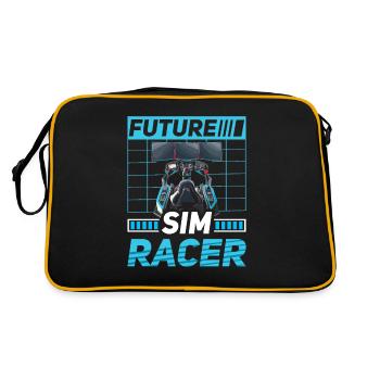 Simulateur Cockpit Esports Sim Racing - Sac Retro - noir/or - Dos