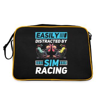 Simulateur Cockpit Esports Sim Racing - Sac Retro - noir/or - Dos