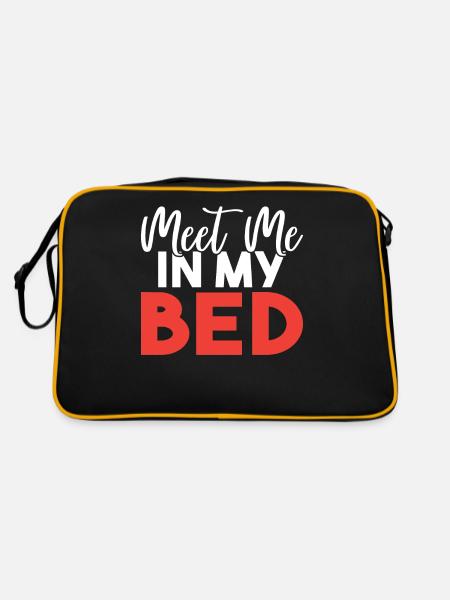 Single Gift - Retro Tasche - Schwarz/Gold - Hinten