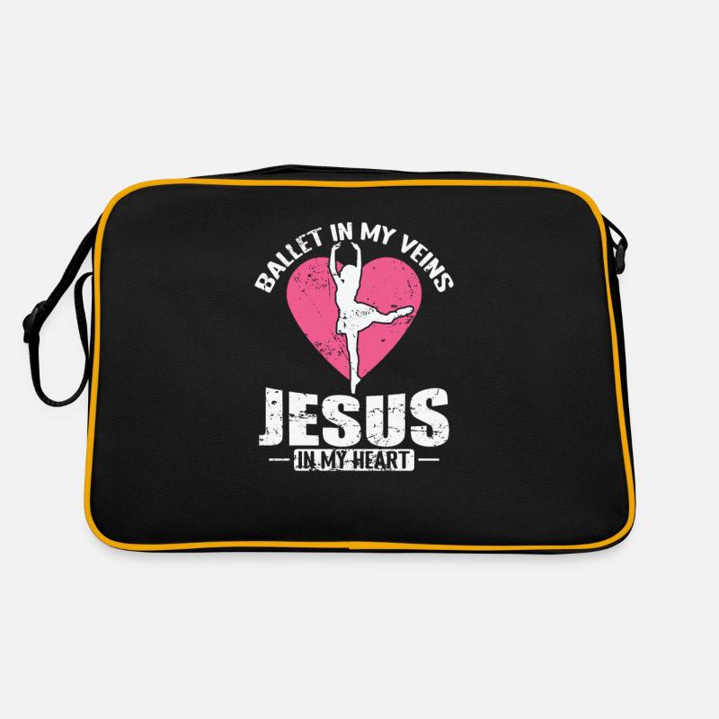 Ballet dans mes veines, Jésus dans mon cœur Sac Retro