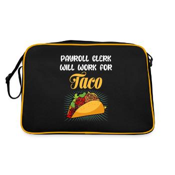 Le comptable de la paie et de la paie devient un compte pour Taco - Sac Retro - noir/or - Dos