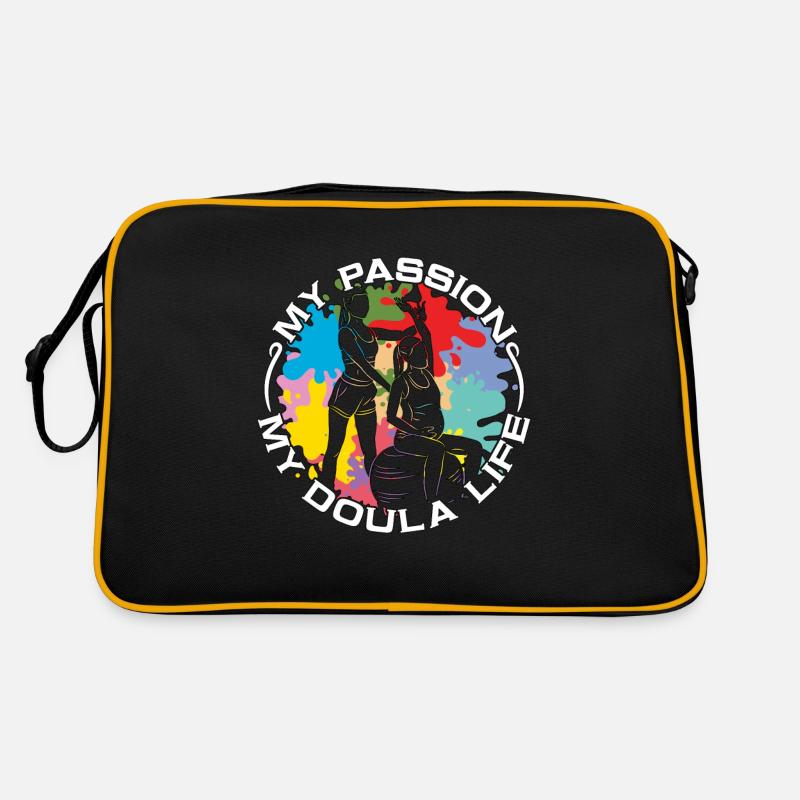 Doula Ma Passion Ma Doula Vie Compagnon de Naissance Sac Retro