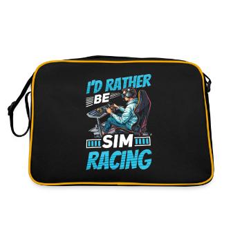 Simulateur Cockpit Esports Sim Racing - Sac Retro - noir/or - Dos
