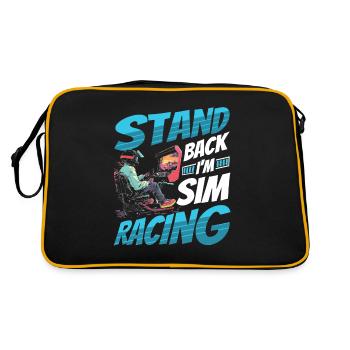 Simulateur Cockpit Esports Sim Racing - Sac Retro - noir/or - Dos